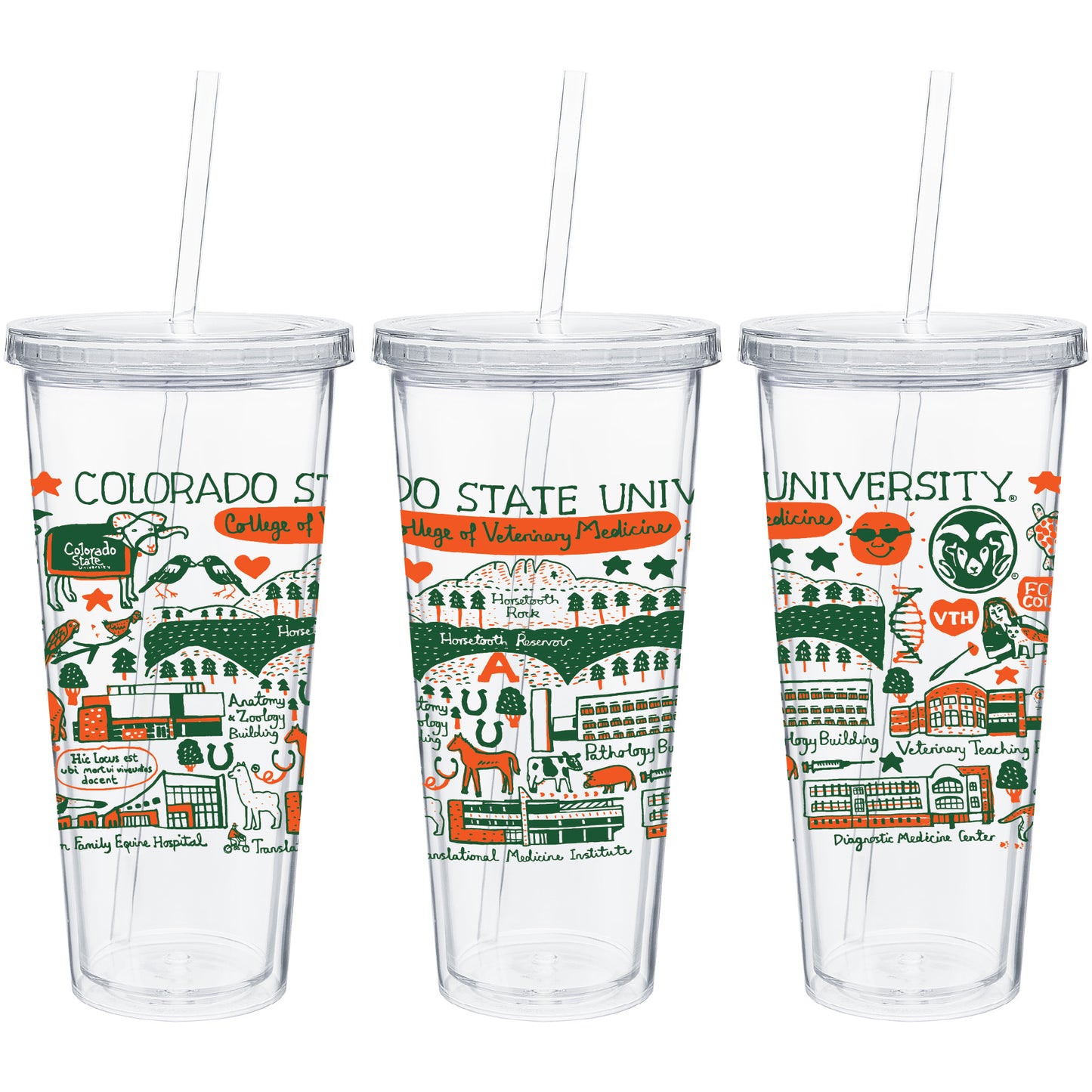 Julia Gash Straw Tumbler