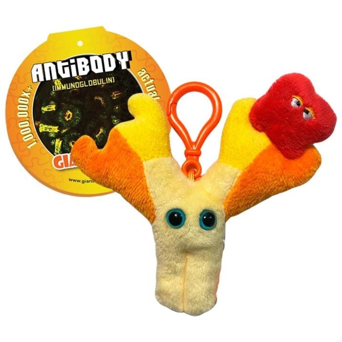 Giant Microbe: Antibody Keychain
