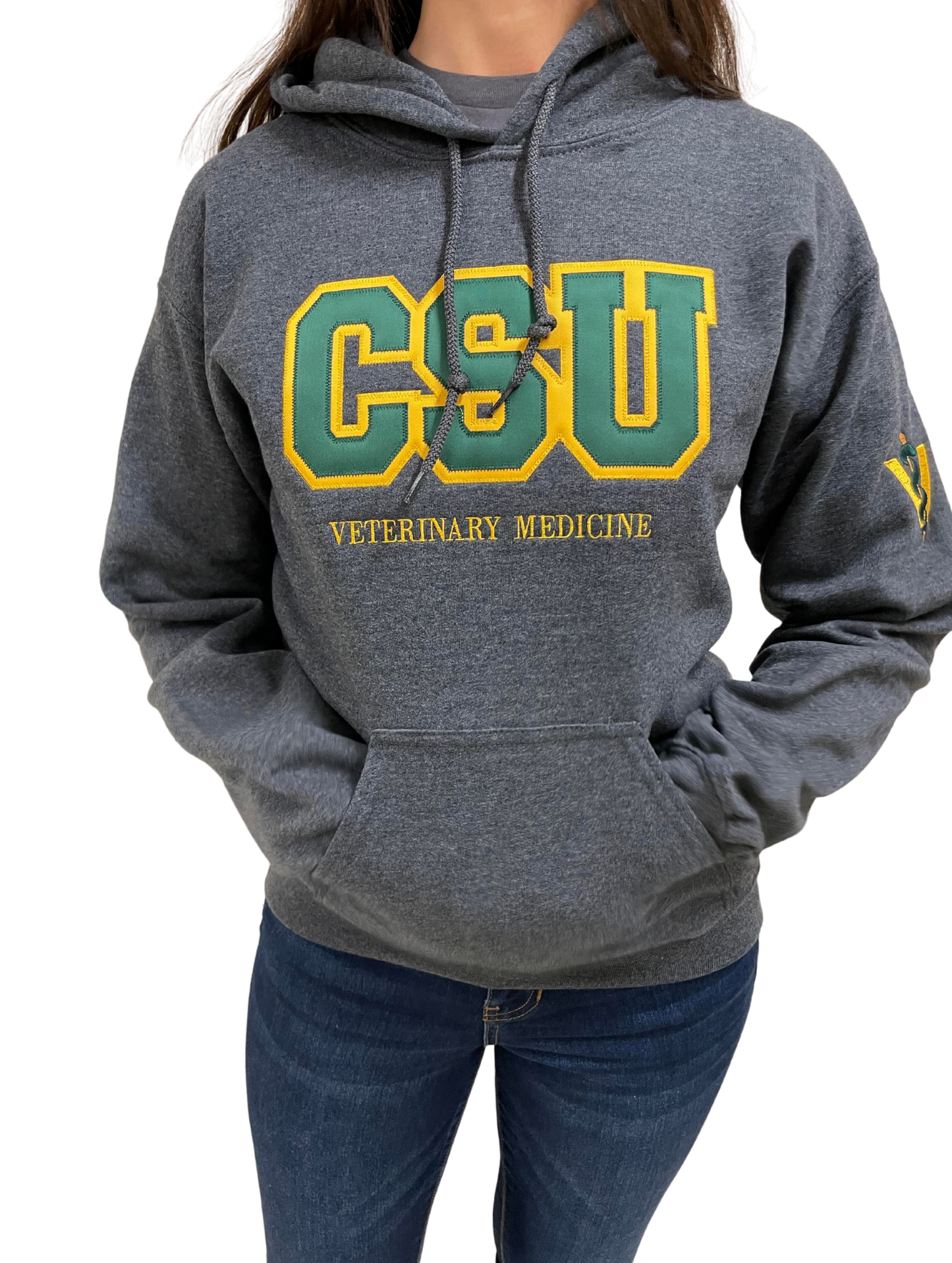 CSU Twill Hooded Sweatshirt