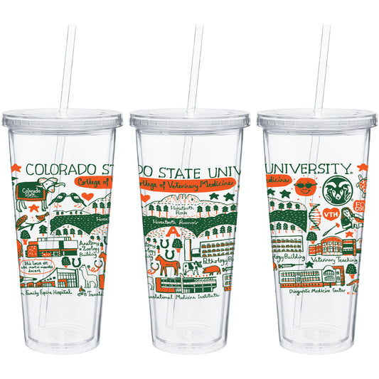 Julia Gash Straw Tumbler