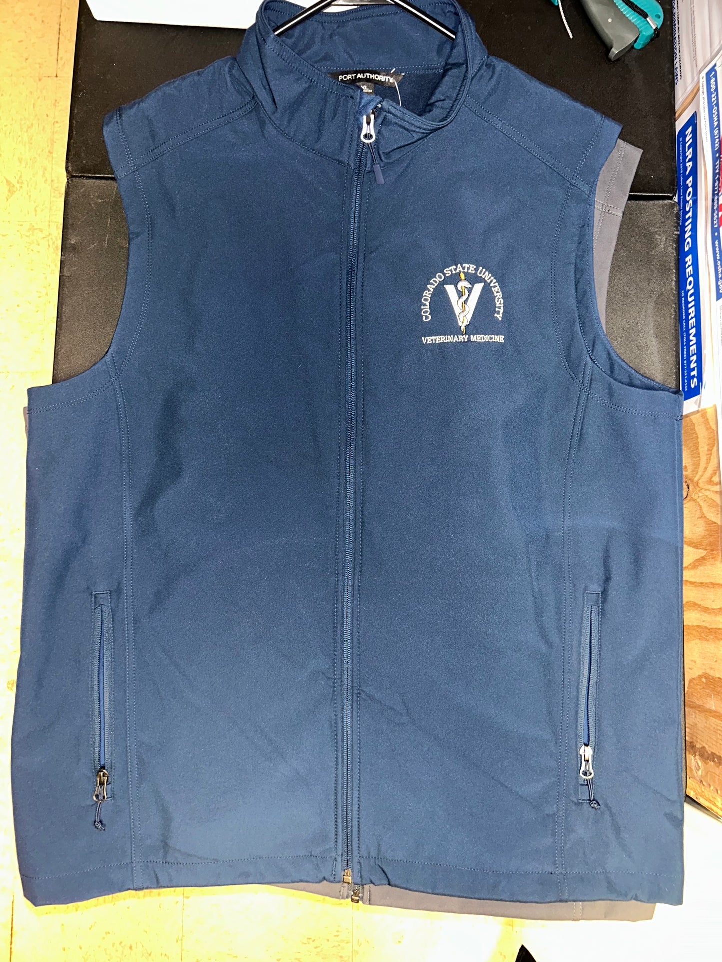 Men's Soft Shell Vest - OLD LOGO
