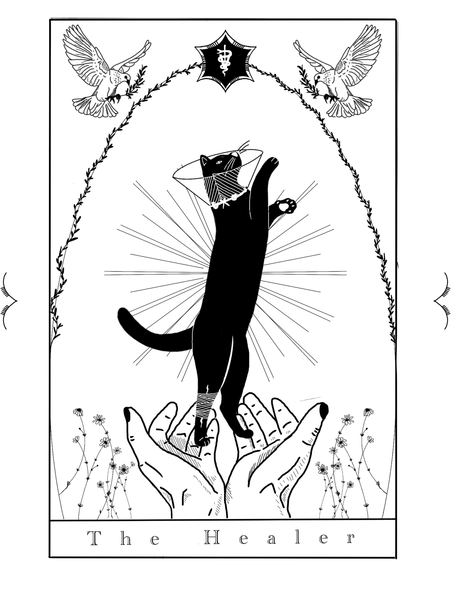 Cat Tarot Tote - by Maddy Clark
