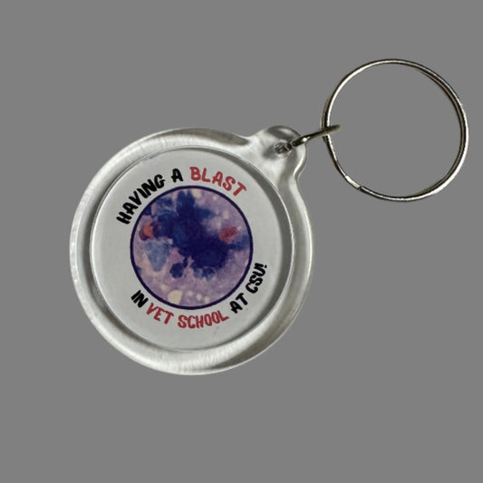 "Having a Blast" Keychain