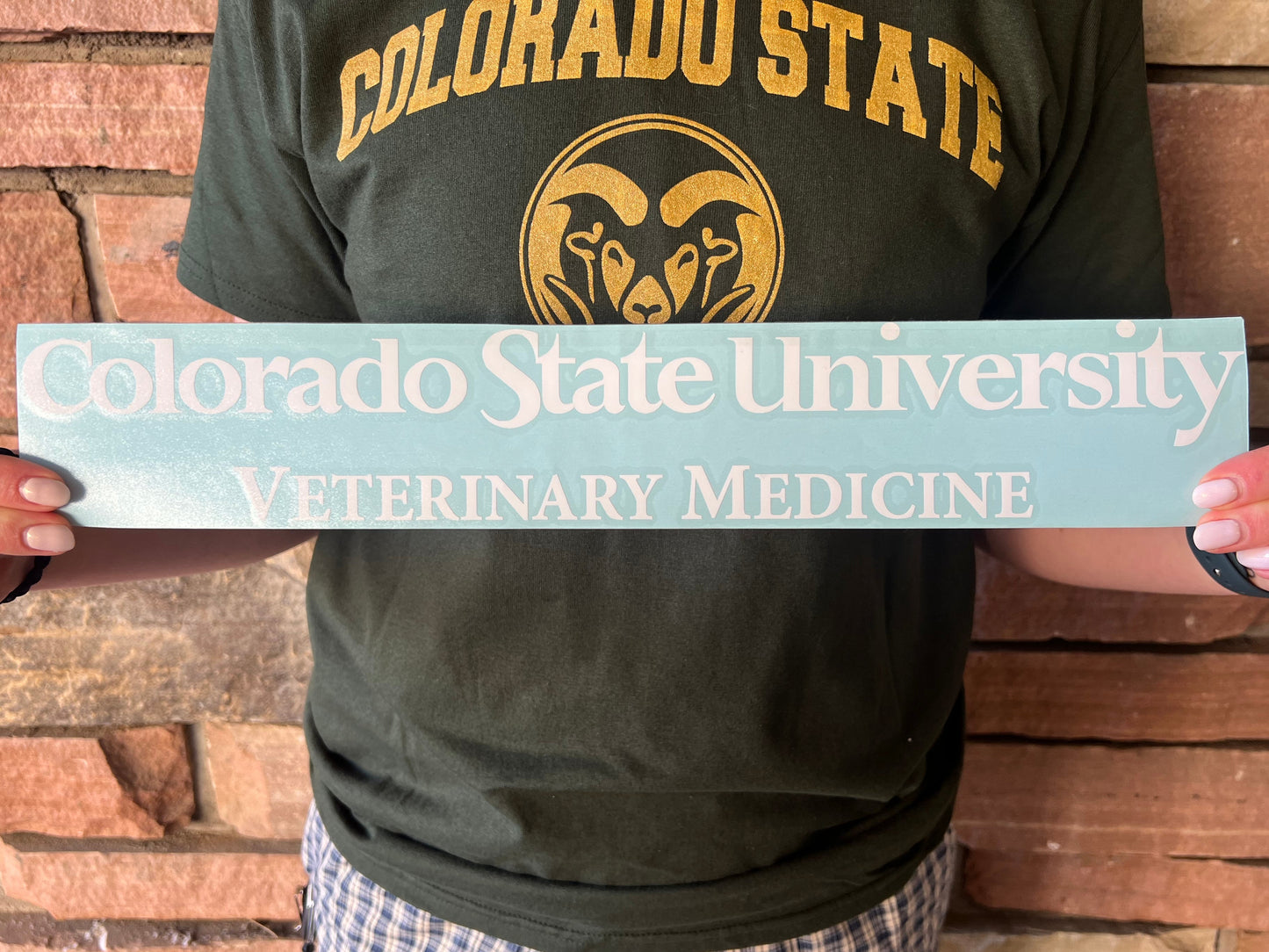 Colorado State University Veterinary Medicine Decal - Simple