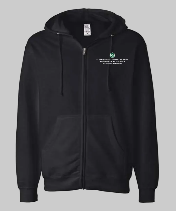 PREORDER NEW Full Zip with Pawprints - DVM Logo