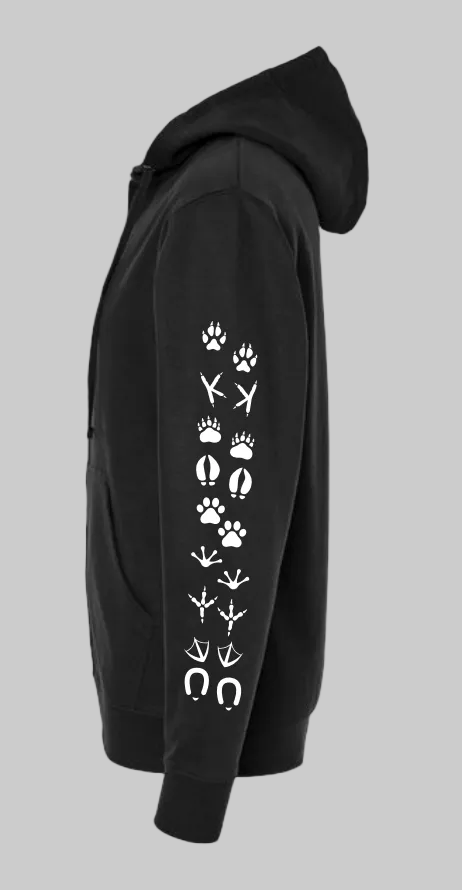 PREORDER NEW Full Zip with Pawprints - DVM Logo