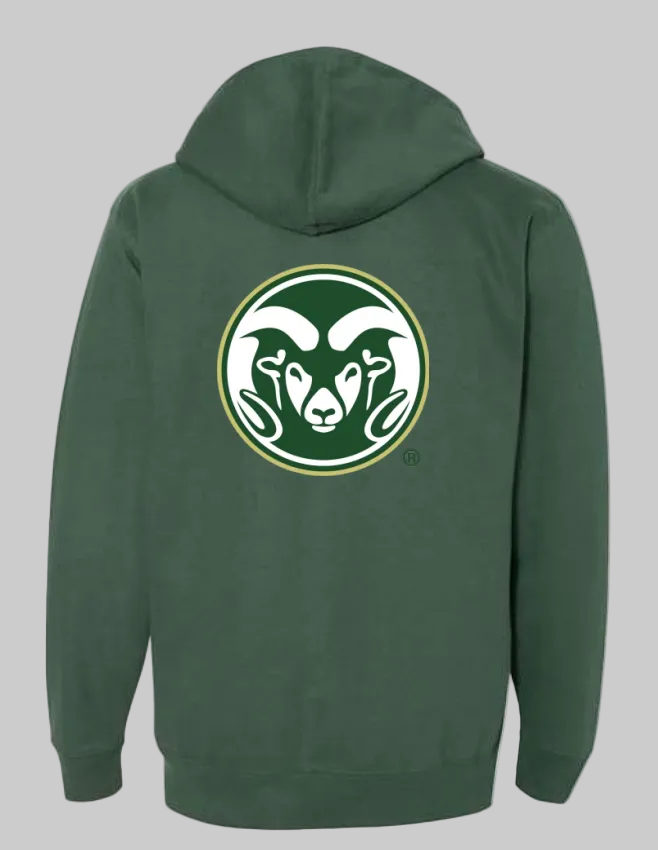 PREORDER NEW Full Zip with Pawprints - DVM Logo