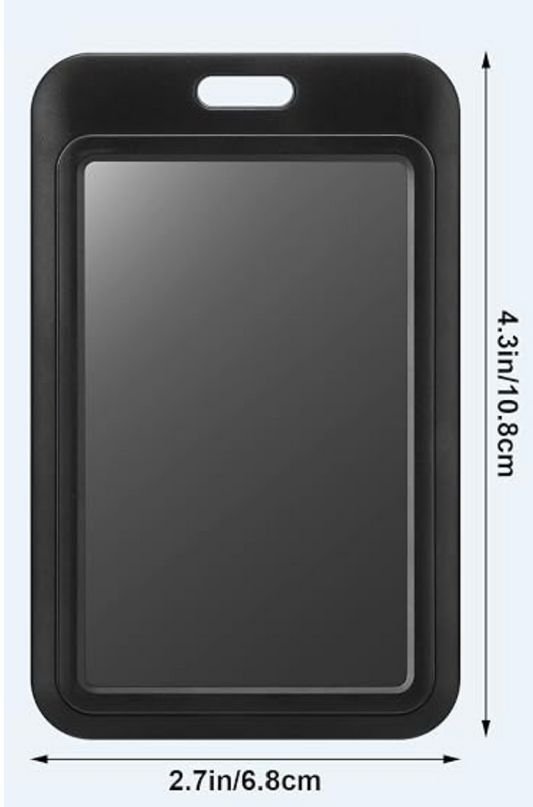 Hard Plastic ID Badge Holder