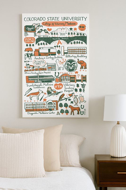 CSU DVM Julia Gash Poster (12" x 18")