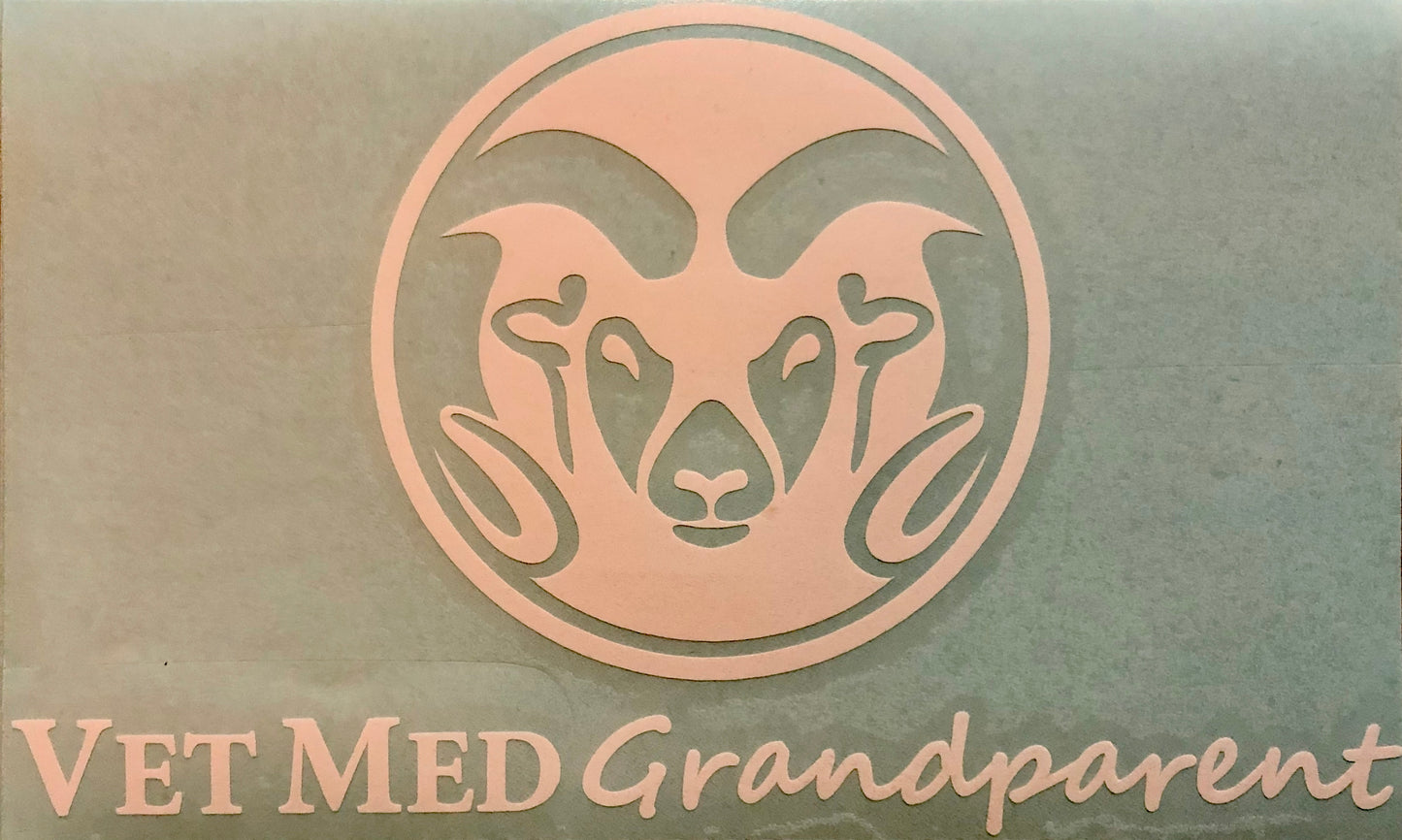 Veterinary Grandparent Decal