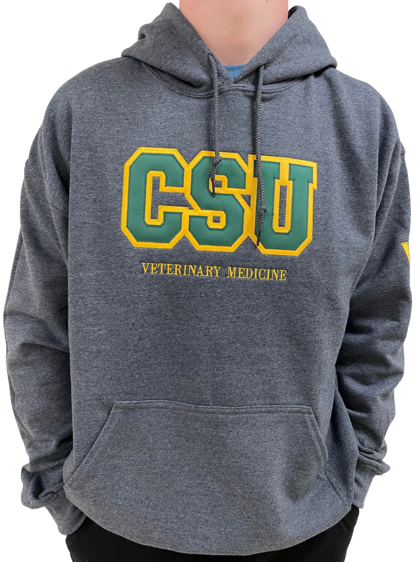 CSU Twill Hooded Sweatshirt